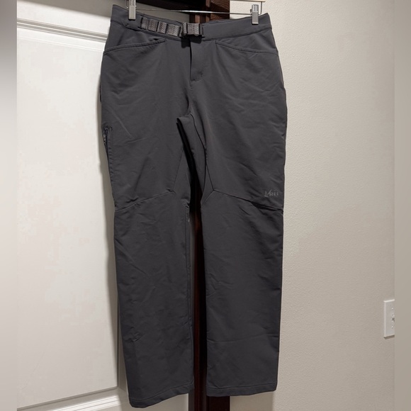 REI Womens Hiking Pants Size 4 Polyester Spandex Stretch Gray